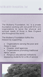 Mobile Screenshot of mulberryfoundation.org