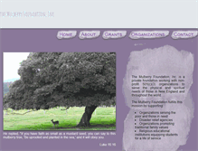 Tablet Screenshot of mulberryfoundation.org